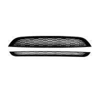 Car Front Grille For BMW For MINI For Cooper S R50 R52 R53 2002-2006 Front Bumper Upper & Lower Grille Glossy Black Honeycomb Mesh Grills Car Front Radiator Grilles