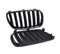Car Front Grille For BMW X3 E83 2007 2008 2009 2010 ABS Glossy Black 1 Slat Grilles 1 Pair Car Front Bumper Kidney Grille Hood Racing Grills Front Grill Grille