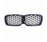 Car Front Grille For BMW X3 X4 G01 G08 G02 2022 Glossy Black Upper Bumper Hood Mesh Racing Grills Grid Car Front Kidney Grille Double Line Style(Glossy Black)