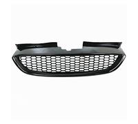 Car front grille For HYUNDAI For Genesis For Coupe 2008-2012 Front Grille Matte Black Honeycomb Style Racing Grills Car Body Kit Upper Bumper Hood Mesh Radiator Grilles