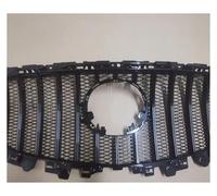 Car Front Grille FOR MAZDA FOR CX-5 CX5 CX8 CX-8 2017-2020 EXTERIOR FRONT RACING GRILLE MESH BUMPER MASK COVER GRILLS Front Grill Grille(Black)