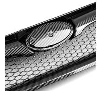Car Front Grille For Subaru For Impreza 10.5th 2011-2014 Front Grille Racing Grill Carbon Fiber Look/Gloss/Matte Black Upper Bumper Hood Mesh Grid Grille Cover(Carbon Fiber Look)