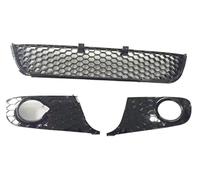 Car Front Grille For VW For Golf For Jetta MK6 2009 2010 2011 2012 2013 Exact Honeycomb Front Bumper Lower Grille Assembly Black Fog Grill Front Grille Grill