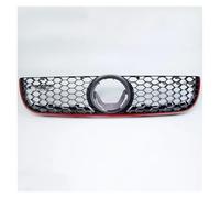 Car Front Grille For VW For Polo 2006 2007 2008 2009 Honeycomb Mesh Car Front Bumper Radiator Grille GTI Style Mesh Center Racing Grills Front Grill Grille