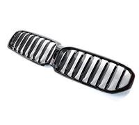 Car front grille Front Buer Kindey Grille Glossy Black For BMW 5 Series G30 G38 F90 520i 530i 540i 2020 2021 + Radiator Grilles(Single Slat)