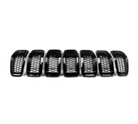 Car Front Grille Front Bumper Lower Bottom Grille For Jeep For Cherokee 2014 2015 2016 2017 2018 Front Grille Insert Honeycomb Mesh Grill Car Front Radiator Grilles(Black)