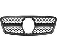 Car Front Grille Front for Radiator Grille Grill for Benz For C Class W203 2000-2006 C230 C320 C240(Matte Black)