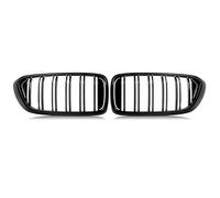 Car Front Grille Glossy Black Kidney Grilles For BMW 6 Series G32 Gran Turismo 2017-2020 640i 620d Double Slats PRE-LCI Front Grill Car Grille