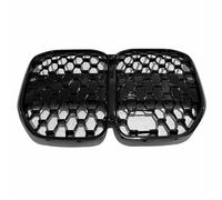 Car Front Grille Grill Car Front Bumper Center Kidney Grille Grill For 4 Series G22 G23 2 Door 2021 2022 2023 2024 ABS Glossy Black OQRDVVTT(Black With ACC)