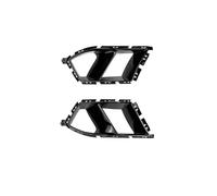 Car Front Grille Grills ABS Carbon Fiber Look Front Bumper Air Inlet Grille For BMW For M3 For M4 G80 G82 G83 Side Vents Decorative Spoiler(Glossy Black)