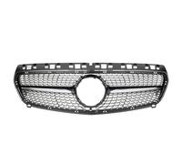 Car Front Grille Grills For Benz For A-Class W176 2013-2015 A180 A200 A250 A45 For AMG Chrome Black Diamonds Style Grille Front Bumper(A)