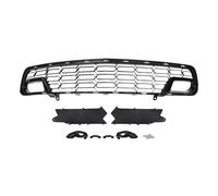 Car Front Grille Grills For Chevrolet For Corvette C7 Z06 Z51 2014-2019 Front Lower Grille Carbon Flash Air Inlet Grid Grill Radiator Mesh(With Camera Glossy Black)