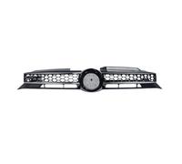 Car front grille Honeycomb Mesh Car Front Bumper For Radiator Grille For Volkswagen For Golf 6 MK6 2009 2010 2011 2012 2013(Silver Line)