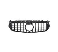 Car Front Grille Hood Mesh Bumper Radiator Grid For Benz For B Class For W247 2020 2021 2022 Centre Front Main Grille(Black)