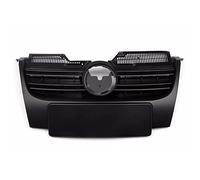 Car front grille Matte Black Front Upper Bumper Hood Grille For Jetta For MK5 2006 2007 2008 2009 Car Exterior Accessories Auto Parts Radiator Grilles