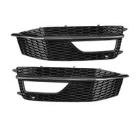 Car Front Grille Mesh Side Bumper Fog Light Grill Cover Compatible With Audi A4 B8 2012-2015 S4 S-Line Facelift(Left Right)