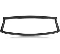 Car Front Grille Replacement for Infinit Q50 Q50S 2018 2019 2020-2024 Grill Overlay Bezel Trim Rim Strip Car Front Grille(Carbon Fiber Look)(Carbon Fiber Look)