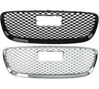 Car Front Grille Replacement for Jaguar Para XF 2016-2019, Front Bumper Hood Radiator Grilles Centre Grill Durable Exterior Accessories,A/Silver(normal/A/Black)