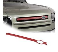 Car Front Grille Trim For LR Defender 2020-2022 Front Mesh Grille Cover Guard 90 110 Accessories (ABS Red)