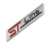 Car Front grille Trunk Sticker Emblem Badge Emblems compatible with for Ford Focus Mk4 Mondeo EDGE Kuga Explorer Fiesta ST Line,B