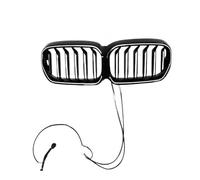 Car Front Grille White Light Gloss Black Car Front Bumper Grill Grilles FOR 5 Series G30 G38 G31 Facelift LCI 2020-2023 Styling