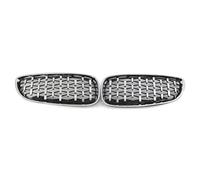 Car Front Grilles Chrome Car Front Kidney Mesh Grill Diamond Meteor Style Grille For BMW For E89 Z4 2009 2010 2011 2012 2013 2014 2015 2016