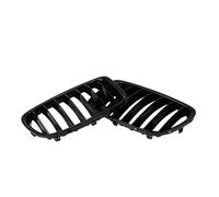 Car Front Grilles For BMW For X1 Series E84 For SDrive For XDrive 09-16 Glossy Black One Line Slat Car Grills Front Bumper Grilles Kidney Grill Front Kidney Grill