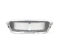 Car Front Grilles Front Bumper Center Racing Radiator Grille Compatible With Lincoln For MKZ 2017 2018 2019 HP5Z-8200-AA(Chrome)
