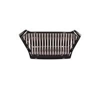 Car Front GT Racing Grille Radiator Grille Fits For Hyundai For Tucson 2019-2020 ABS Grille Gloosy Black(Sliver 2)