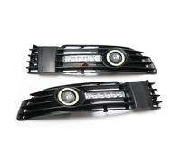Car Front Head Light For VW For Passat For B5 For B5.5 2000-2005 1 Pair Angel Eye Daytime Running Light Car Front Fog Lights Grille With LED Light Lamp Headlight