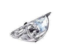 car front headlamp Assemblies Compatible With Fit For Jazz 2003 2004 2005 2006 2007 Front Headlight Driving Light Signal Lamp Auto Bumper Head Lamp Without Bulbs(White,Left)