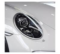 Car Front HeadlAmp Shell For 911 991 2013 2014 2015 2016 2017 2018 Car Headlight Cover Headlamp Shell Headlights Lens Headlight Lenses(Light gray right)