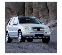 Car Front HeadlAmp Shell For Benz ML Class W163 1998-2005 Car Transparent Housing Front Headlights Lens Shell Cover Glass Lampcover Lampshade Headlight Lenses(Left and Right)