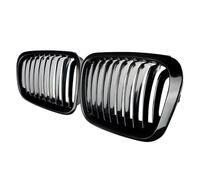 Car Front Headlight Grill 2× Front Kidney Grill Grille for 3 Series E46 for 4 Door 1998 1999 2000 2001 ABS Plastic Car Accessories