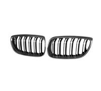Car Front Headlight Grill Carbon Fiber Grills For 3 Series E92 E93 LCI 2010-2013 Front Bumper Kidney Hood Grille Double Slat