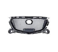 Car Front Headlight Grill For 3 For Axela 2017 2018 Honeycomb Style Car Front Grille Grills Upper Bumper Intake Hood Radiator Body Kits