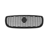 Car Front Headlight Grill Front Grille Grill For Jaguar For XE 2015 2016 2017 2018 2019 2020 Carbon Fiber Look/Gloss/Matte Black Upper Bumper Hood Mesh Grid