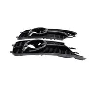 Car Front Headlight Grill Pair Front Bumper Lower Light Cover Grille For A6 For C7 2016 2017 2018 W/ACC Hole Car Accessories