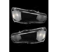 Car Front Headlight Head Light Cover For Mitsubishi For Lancer EX For Evolution X Evo 10th 08-16 Housing Front Headlights Lens Shell Glass Lampcover Transparent Lampshade Shell(Right and Left)