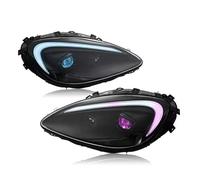 Car Front Headlights Compatible With Chevy For Corvette C6 2005-2009 2010 2011 2012 2013 RGB HeadLamps Assembly Projector Start-up Animation Headlight
