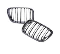 Car Front Hood Bumper Grill Grille Car Front Bumper Grille For X5 E53 X5M 1999 2000 2001 2002 2003 2004 2005 2006 Carbon Fiber Inside Radiator Grills Cover