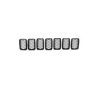 Car Front Hood Bumper Grill Grille For Grand For Cherokee 2014 2015 2016 2017 Up Car Front Insert Honeycomb Grille Mesh Decoration Cover Accessories