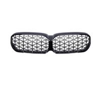 Car Front Kidney Grille Bumper Compatible For BMW 5 Series G30 G31 F90 M5 LCI 2021+ Racing Grill Meteor Diamond Star Style Car Styling(None Hole)