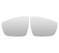 Car Front Left Right Side Wing Heated Mirror Glass Convex Lens Glasses For VW For POLO 2010 2011 2012 2013 2014 2015 2016 2017 MNGNCBXWK(2pcs Left Right)