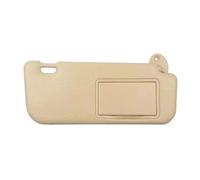 Car Front Left/Right Sun Visor Panel Sunvisor With Mirror Replacement For Corolla E160 E170 2014 2015 2016 2017 Sun Visor Extender(Beige Right)