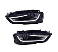 Car Front Lights Compatible For Audi A4 2013 2014 2015 2016 A4L S4 B8 Headlamp Upgrade High Configure Led Headlights Assembly Plug and play(Style b)