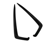 Car Front Lights Frames Cover Bumper Trim Spoiler Air Knief Tuning For VW For Jetta MK7 2019 2020 2021 OOPUHKSY(Glossy Black)