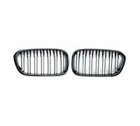 Car Front Radiator Frills 1 Pair Front Grilles For BMW 1 Series F20 F21 2015-2019 Gloss Black Kidney Grill Replacement Racing Front Bumper Grilles Grill Accessories