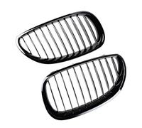 Car Front Radiator Frills Shine Black Grille Front Lines Kindly Grilles For BMW E60 E61 FOR 520d 520i 523i 2003 2004 2005 2006 2007 2008 2009 2010 Grill Accessories