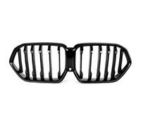 Car Front Radiator Grille Car Front Radiator Kidney Bumper Hood Grille Glossy Black Single Line Compatible With BMW For X6 G06 2024 2025